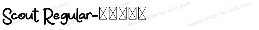 Scout Regular字体转换